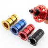 2Pcs Aluminum Zinc Zinc Alloy Bike Hub Thru Axle Adapter 15mm To 12mm Front Thru Axle Adapter  Road Bike