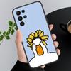 Мультяшный милый чехол для телефона с гусем и уткой для Samsung Galaxy A73 A13 A22  A32 A71 A33 A52 A53 A72 A73 A51 A31 A23 A34 A54 A52 A53S