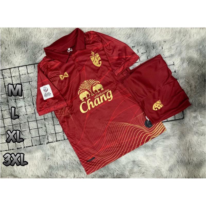 Футболка сборной Таиланда по футболу SOCCER NATION TEAM JERSEY SHIRT HOME FAN Print Polo Unisex Men Women Quick Dry Short Sleeve Uniform Elephant Logo Sport