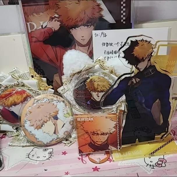 Серия персонажей Blue Lock 16 см, стендовый дисплей, Йисаги Ёити, Бачира Мегуру и Нагиширо Джин, гуманоид