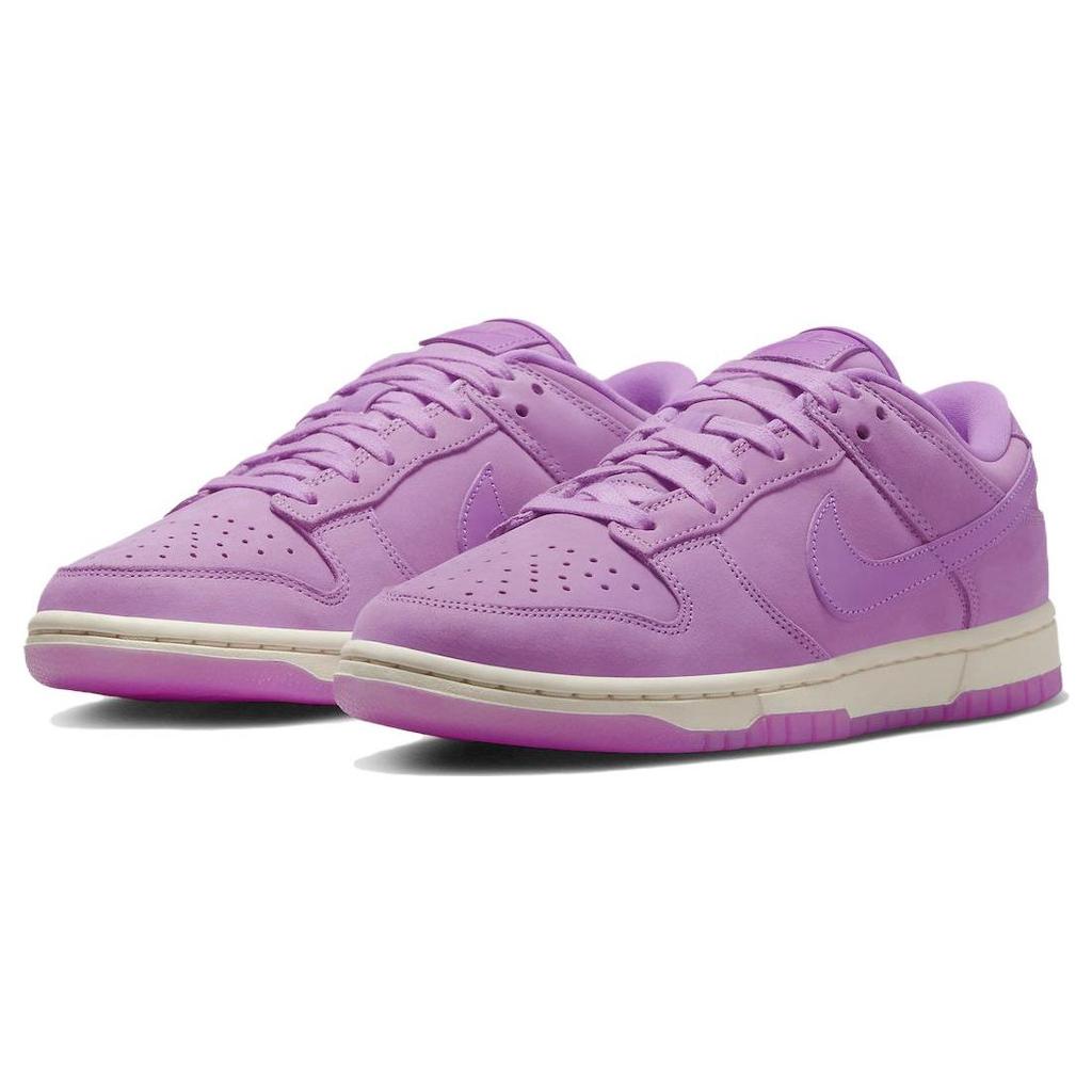 Nike Dunk Low Premium Rush Fuchsia Женские кроссовки Розовый Бледно-Слоновая кость DV7415-500