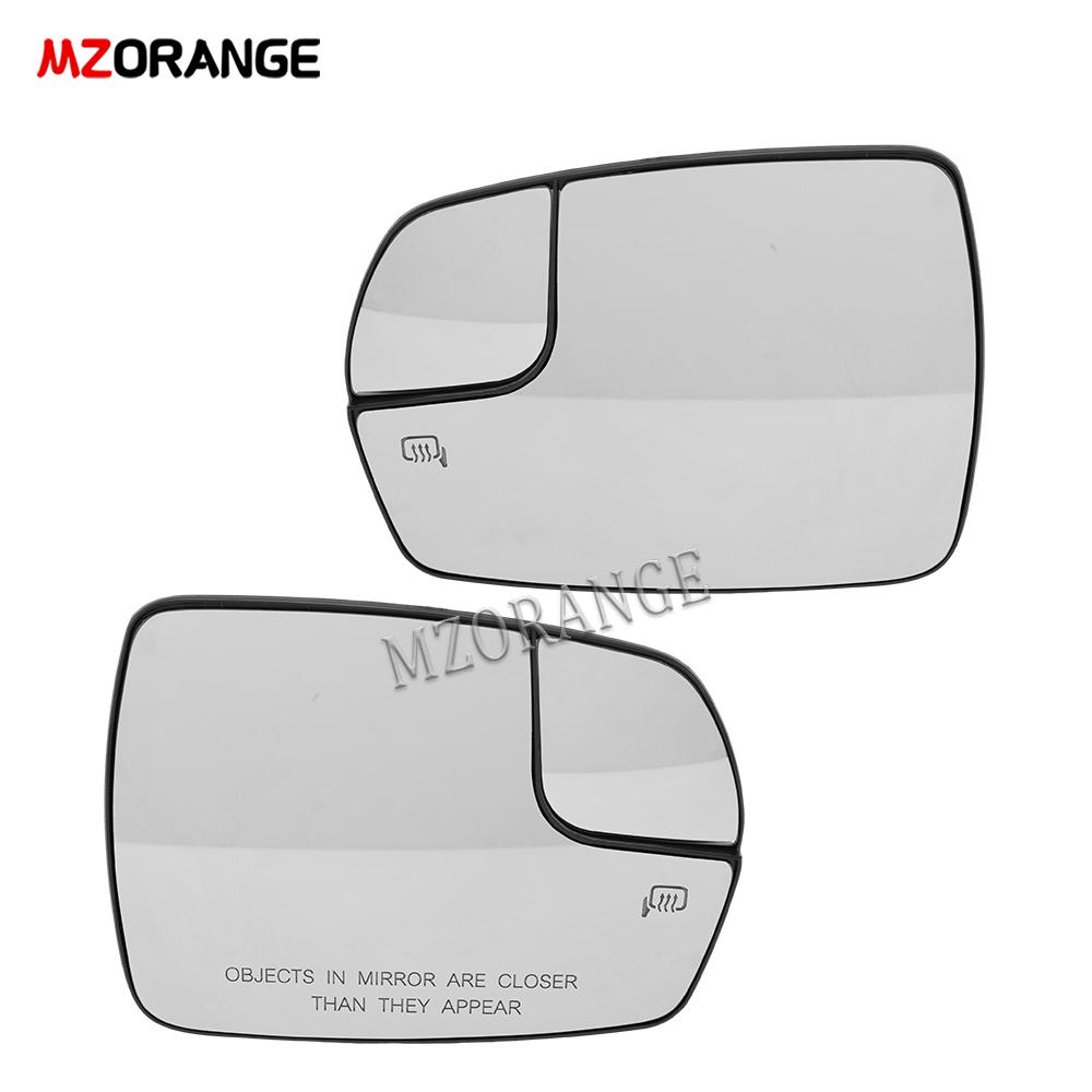 Heated Rearview side Mirror Glass for Ford Edge 2015 2016 2017 2018-22 Version Auto door wing Replacement lens accessories