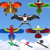 Garden Outdoor Sports Cartoon DIY Toy Flying Bird Kites Plastic Eagle Kite 35cm Large Eagle Kites
