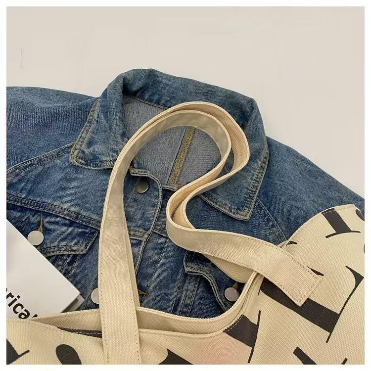 Fashion Big Canvas Handbags for Women Shoulder Bag Ladies Tote Bags Designer Hand Bags Large Capacity Shopping Bags