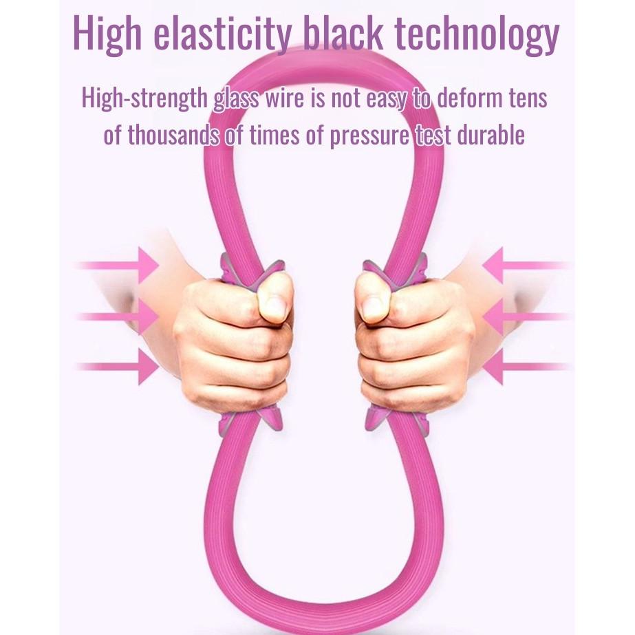 Многофункциональное кольцо для йоги для ног, кольцо для пилатеса для красоты тела, круг для упражнений, мышцы ног, нескользящий фитнес-резистентный круг