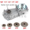 Передняя звезда T8F 11T 14T 17T 20T Коробка передач для 47cc 49CC 2-тактного двигателя Квадроцикл Мини-внедорожник Карманный велосипед Аксессуары