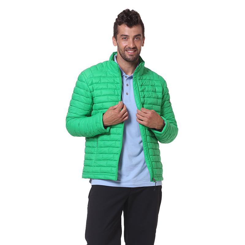 Men Jacket Spring Thin Cotton Padded Jacket Ultralight Puffer Jacket Men Autumn Men Coat Stand Collar