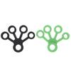 2pcs Silicone Finger Stretcher Portable Elastic Hand Resistance Bands Strengthener 11LB (Dark Green
