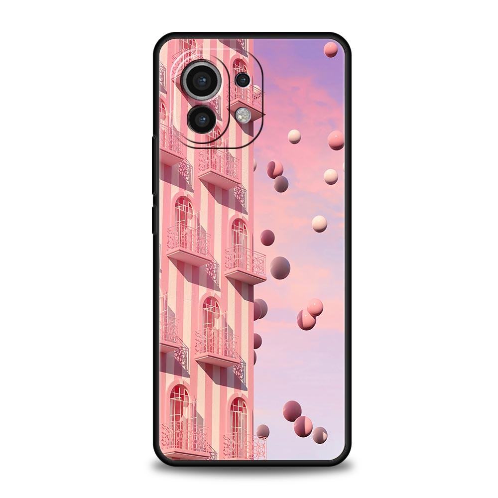 Красивый модный розовый стильный художественный чехол для Xiaomi Mi 17 15T 15 14 14T 13T 12T Pro 12 13 Lite 5G 11T Poco X6 X7 X5 Pro Мягкая крышка