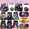 Модный школьный рюкзак с принтом Demon Slayer Kimetsu No Yaiba, идеально подходящий для студентов и фанатов