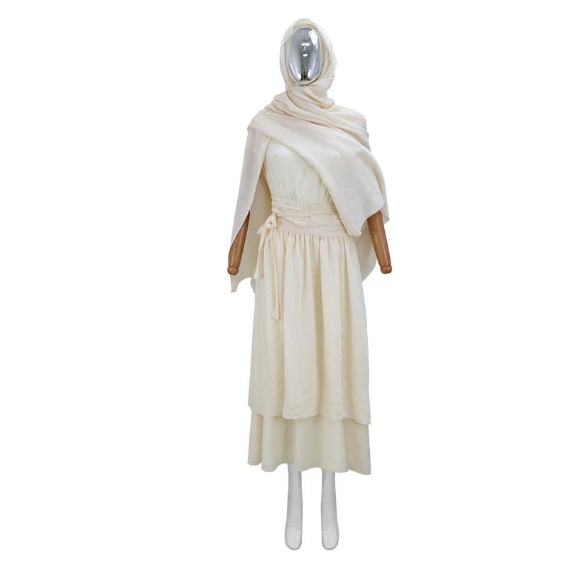 Athena The Odyssey Dress Cosplay Costume Movie Character Role Play Outfit Halloween Party Performance Clothes for Adults Women