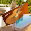 G-Gibson Music Большие Микрофибровые Пляжные Полотенца Быстросохнущее Полотенце Песок Пляжные Полотенца Бассейн Полотенце для Путешествий Плавание Бассейн Йога