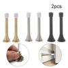 2PCS Metal Spring Door Stopper With Bottom Plate Screws Windproof Door Stop Holder Child Safety Protect Doors Walls Hardware