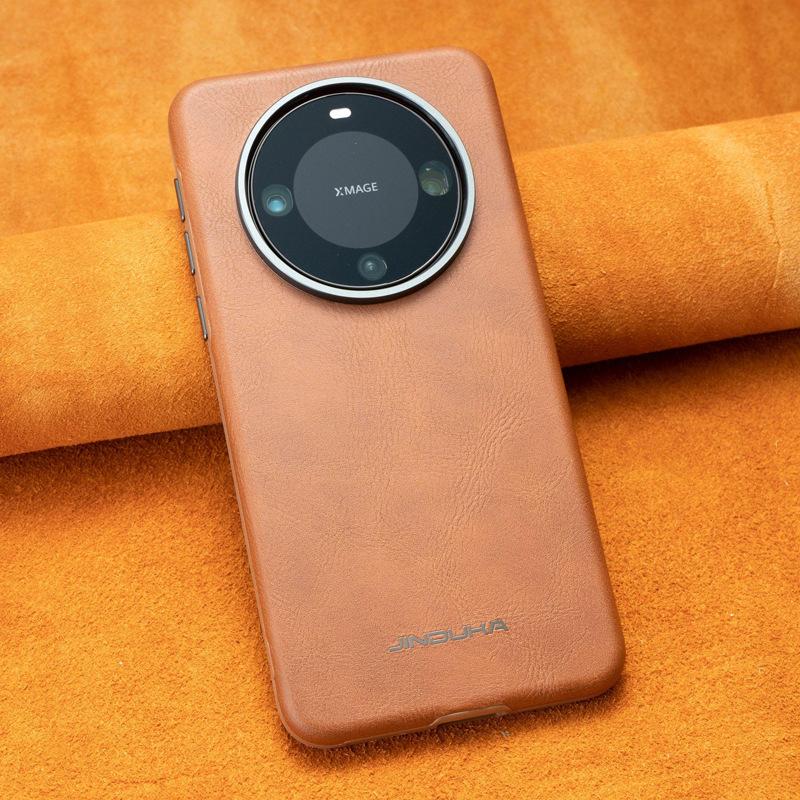 Чехол для телефона Huawei Mate60Pro Бизнес Всевключающий Магнитный Противоударный Pura70pro Высококлассный Мужской Кожаный Чехол