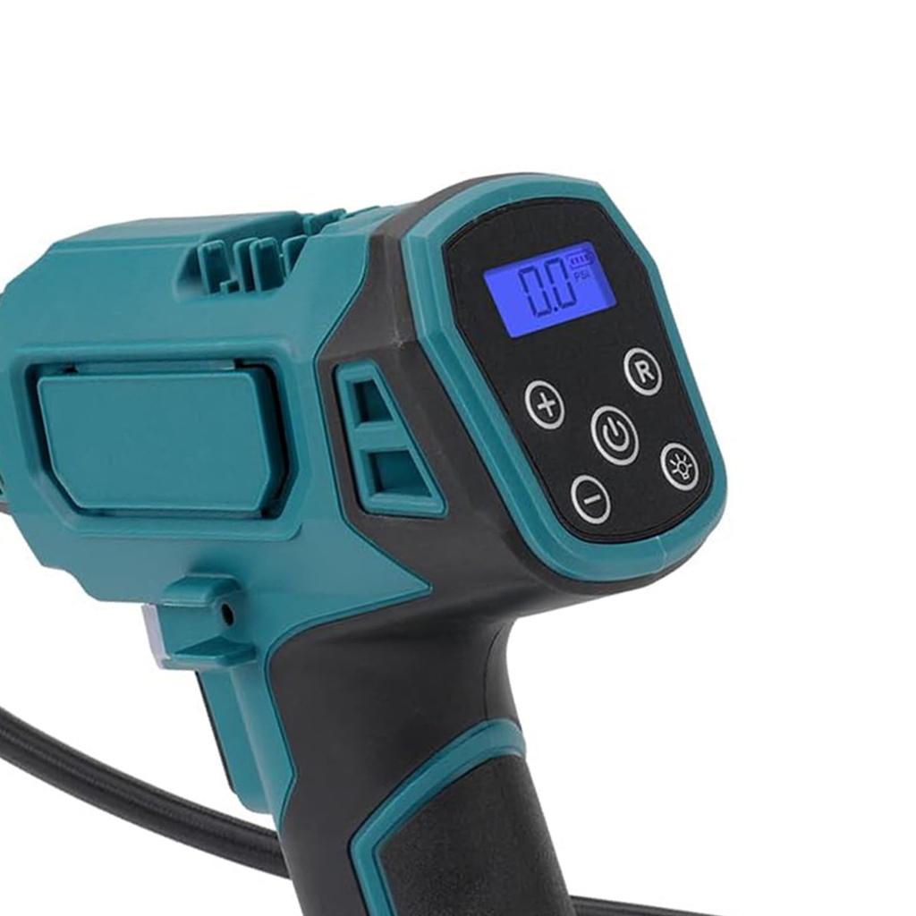 120PSI Автомобильный насос Цифровой дисплей Многофункциональный беспроводной портативный насос для шин BL1820 BL1830 BL