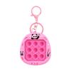 New cartoon panda reset pinch music keychain cute cartoon decompression toy student schoolbag pendant gift3 pcs MOQ, mix styles