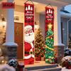 2 шт. Новогодние дверные куплеты 71x12 дюймов для крыльца