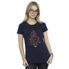 Marvel Womens/Ladies Avengers Christmas Tree Cotton T-Shirt