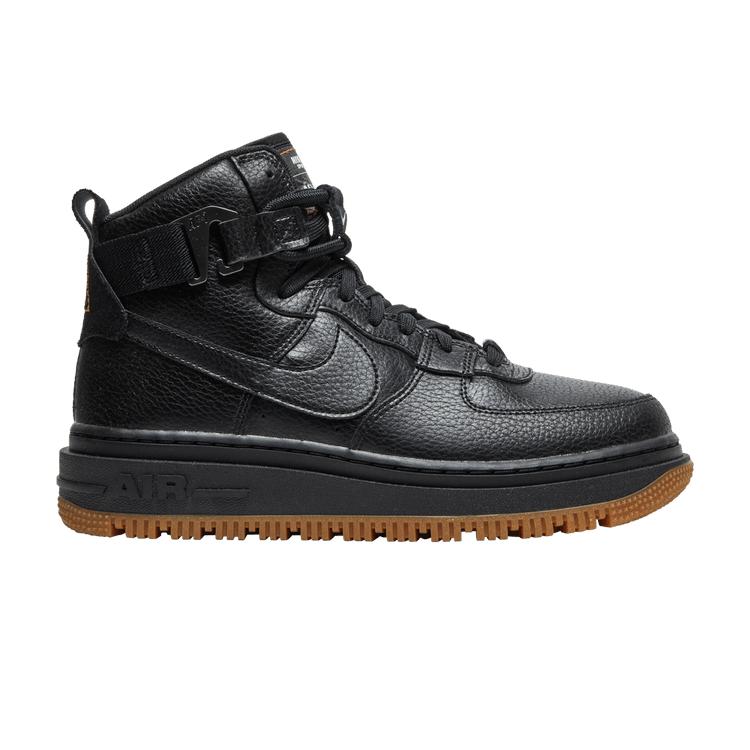 Nike Air Force 1 High Utility 2.0 Черный С Gum Оранжевый (Женский)
