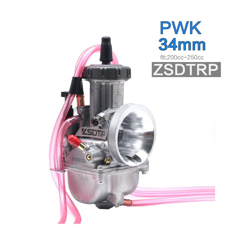 ZSDTRP Motorcycle KEIHIN PWK Carburetor 33 34 35 36 38 40 42mm Racing Parts Scooters Dirt Bike ATV with Power Jet Used 250cc