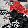 Мужские Женские Боксерские Штаны с Принтом MMA Шорты для Боев Борьбы Короткие Полиэстер Кик Гель Бокс Муай Тай Штаны Шорты для Тайского Бокса