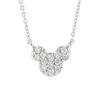 Disney Zirconia VPCDS 20009 [Disney] Микки/серебряный кулон/кубический