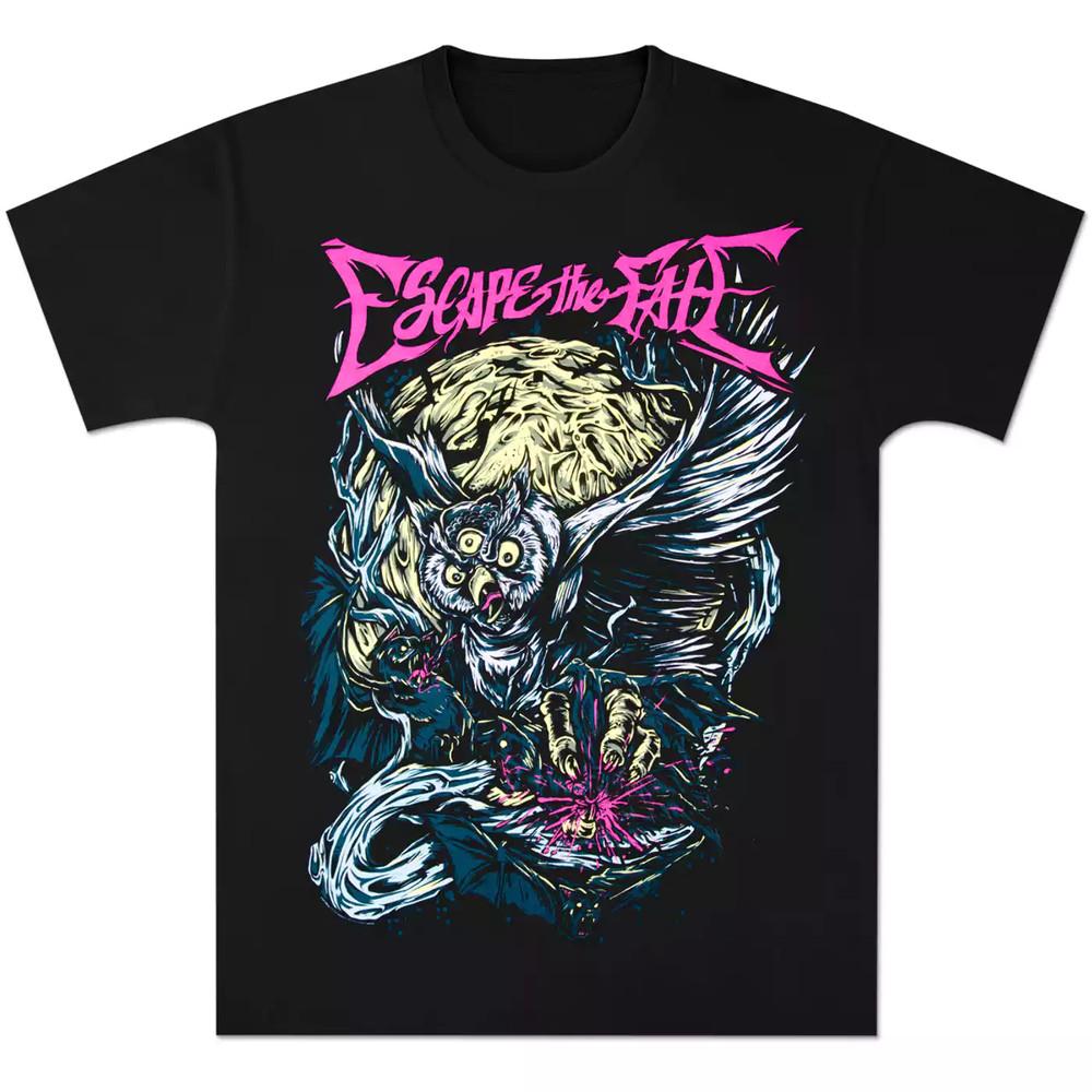 Vtg Escape The Fate Band Cotton Black Full Size Unisex Classic Shirt BL479
