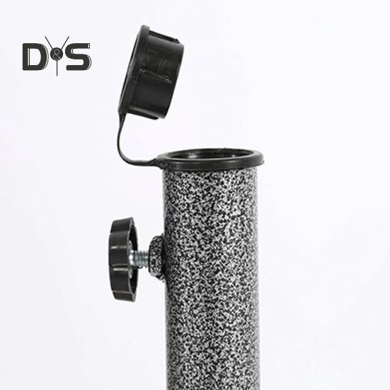 Держатель для зонта на патио, регулируемый, прочный, металлический, для сада, пляжа, зонт, подставка для флагштока, основание, аксессуары для зонта