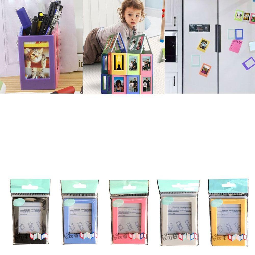 3-Inch Photo Frame Acrylic Card Display Stand Picture Frames for Polaroid Photo Picture