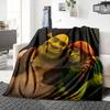 Shrek Fiona'S Adventure Blanket Soft Throw Blanket For Home Bedroom Bed Sofa Travel Office Solid Christmas Blanket
