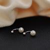 Pearl Nut Ear Hook Niche High-end Light Luxury Ear Jewelry Earrings Personality Temperament Earrings