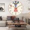 Художественный стиль Модные настенные часы без перфорации Бесшумные нетикающие настенные часы для украшения стены Гостиная Спальня Кухня