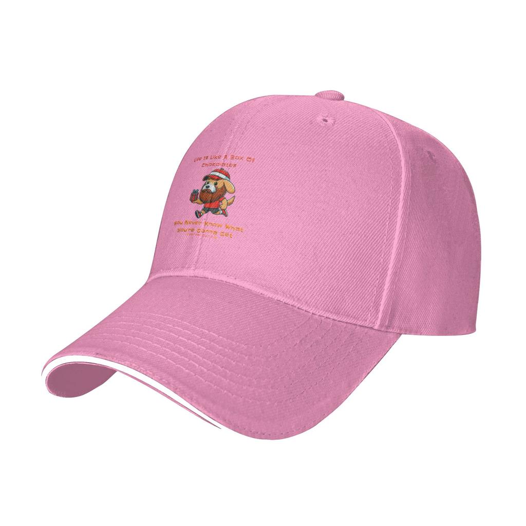 Fashion ForestGump Dog  Curved Brim Baseball Cap Commuting Versatile Luxury Hat
