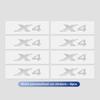 XKUGH1 For BMW New 2025 4/8PCS Car Metal Decal Badge Waterproof Decorative Sticker Accessory For BMW E30 E34 E36 E39 E46 E52 E53 E60 E6