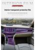 Новая защитная пленка из ТПУ для интерьера Cadillac CT6: Центральная консоль, Рычаг переключения передач и Навигация.