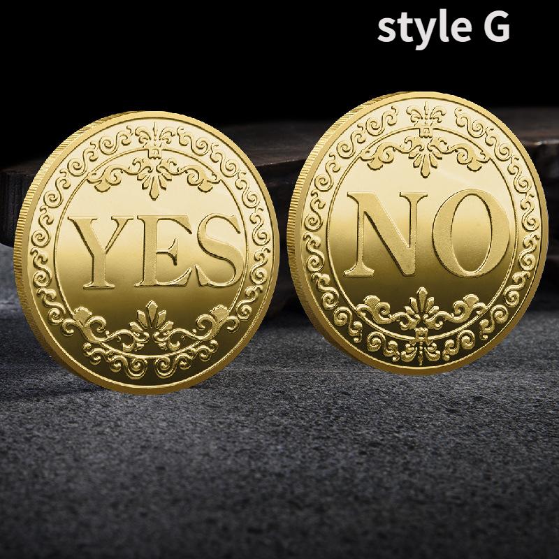 Коллекционные монеты криптовалюты да нет Golden Dogecoin Xrp Cardano Shiba Inu Bitcoin для коллекционера монет