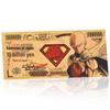 Коллекция памятных банкнот «Ванпанчмен» Саитама с золотым тиснением