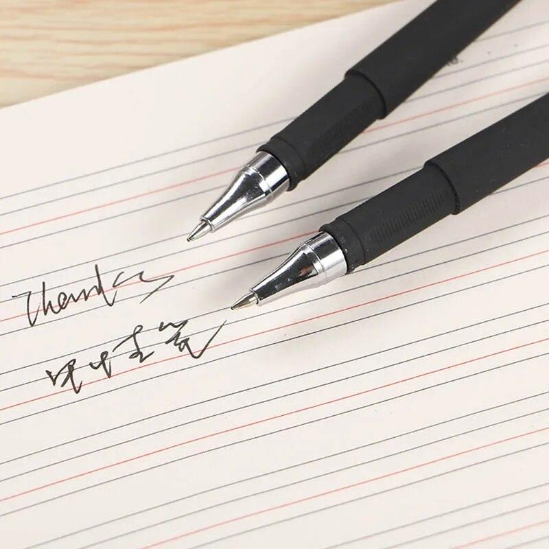 10pcs Gel Pen Set: Perfect For Students Exams Office Supplies Writing Gel Pens BLACK