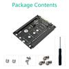 M.2 NVME Key M SSD в SFF-8639 U.2 Адаптер Riser Converter с поддержкой кронштейна рамы 2230 2242 2260 2280 M.2 SSD для ПК