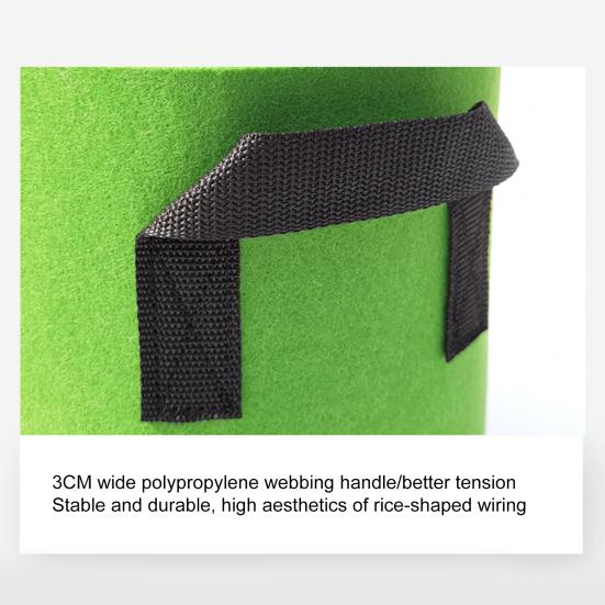 Сумка для выращивания растений на галлон с ручками, нетканая ткань, сумка для выращивания овощей на ферме, дома, садовые принадлежности