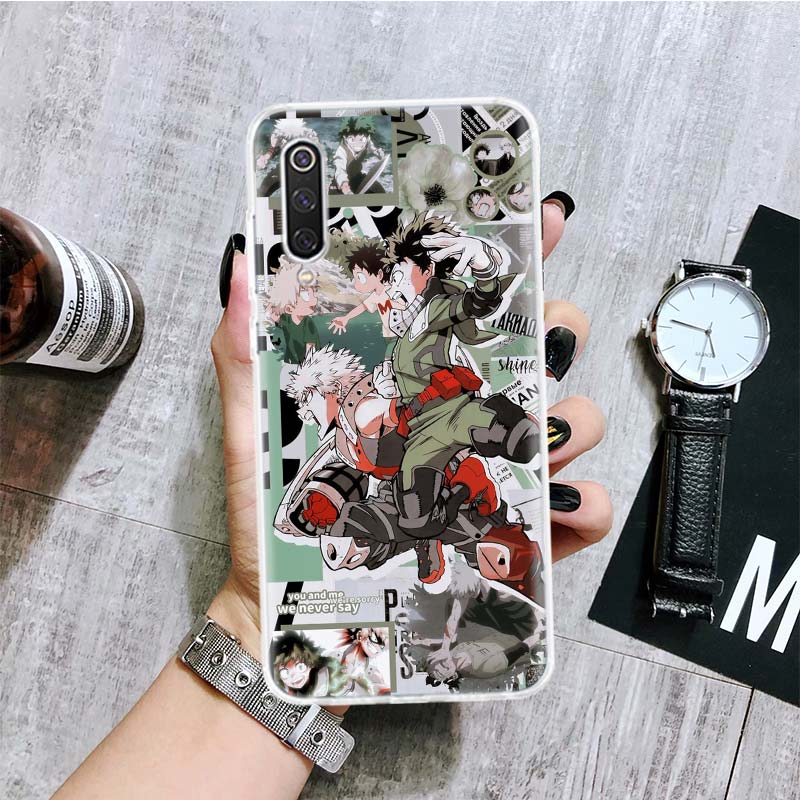 Чехол для телефона с рисунком «Мой герой Академии» для Xiaomi Redmi Note 10 9 8 11 Pro 11T 11S 10S 9S 9A 9C 9T 8T 8A 7 7A 5 с художественным рисунком