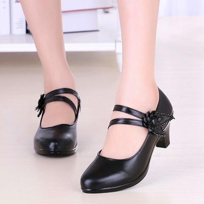 Женская модная повседневная кожаная обувь, лоферы, профессиональная рабочая обувь