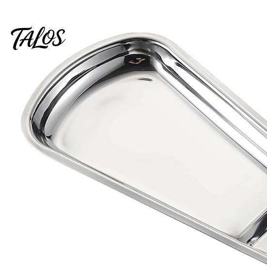 Modern Buffet Utensil Tray Stainless Steel Tray, Serving Spoon Holder with Food Tongs Non Stick Rest Rack, Plate for Bread Cake, Kitchen Counter