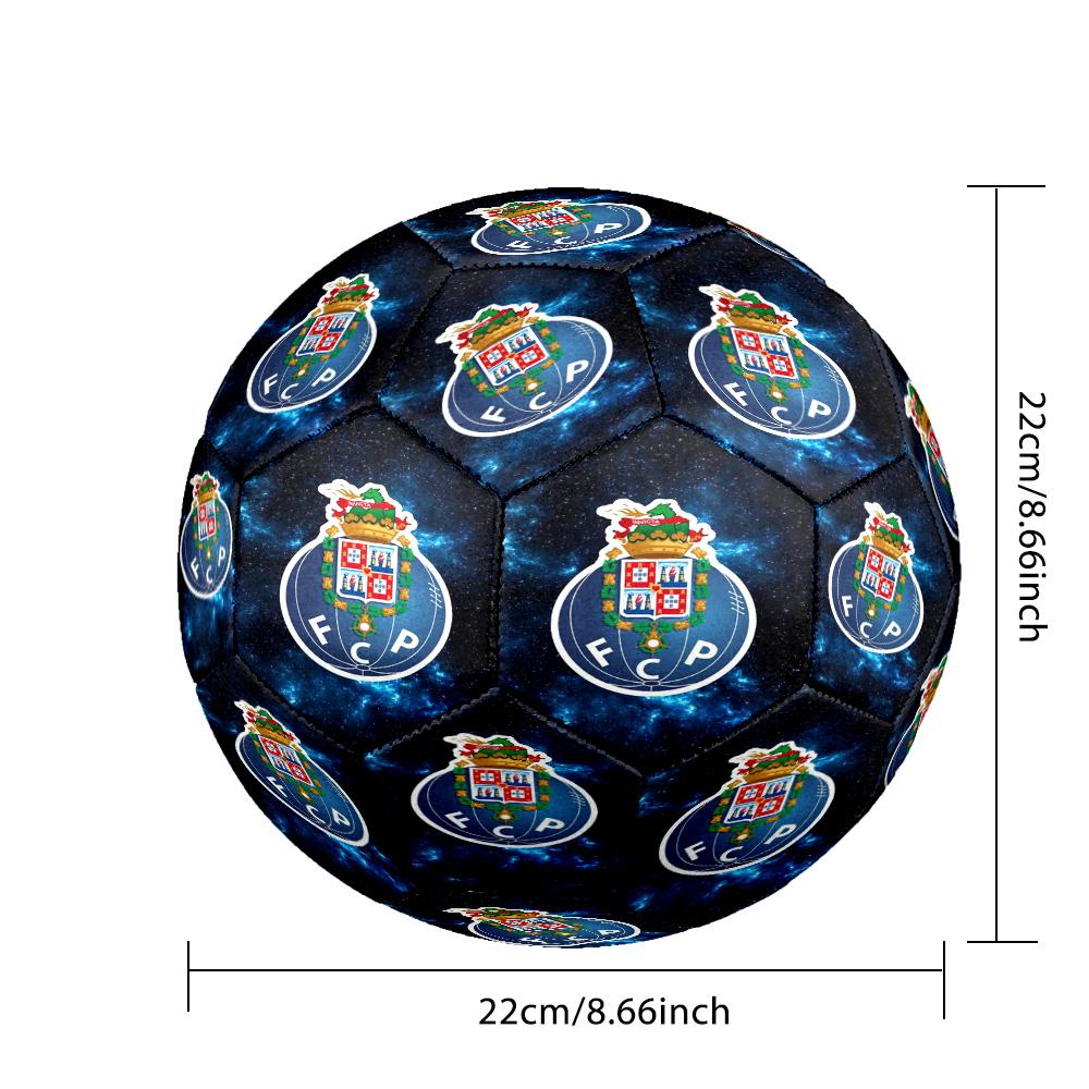 Fc Space Emblem Printed Size 5 Soccer Balls, High-Quality, Anti-Slip, Protective Football, A Unique Gift , Birthdays, Christmas Gifts