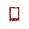 4Pcs Snowflake Christmas Magnetic Photo Frame Refrigerator Picture Holder  for Polaroid Photo