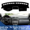Накладка на приборную панель автомобиля для Skoda Octavia 2 A5 MK2 1Z 2005-2014 Автомобильный коврик на приборную панель Коврик Накладка Солнцезащитный козырек Накидка Подушка