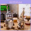 Charming Coffee Gnome Doll Home Decor With Exquisite Polyester Craftsmanship