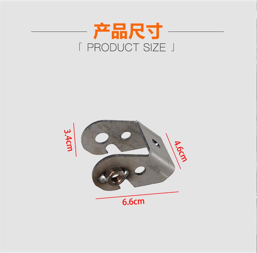 2X Headlight Mounting Bracket Steel For Yamaha Banshee Warrior Wolverine 1987-06