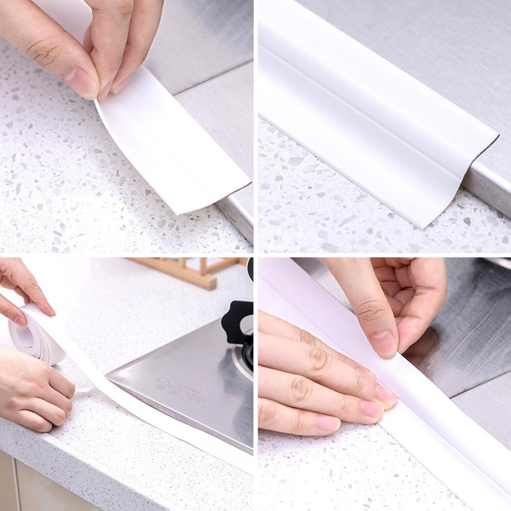 Кухня Ванная Стена Герметизирующая Лента Клейкая Плитка Ремонт Трещин Плесень ПВХ Лента Водонепроницаемая