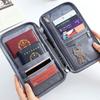 Горячий Дорожный Кошелек Семейный Держатель для Паспорта Унисекс Дорожные Аксессуары Водонепроницаемый Органайзер для Документов Чехол Сумка Держатель для ID и Кредитных Карт